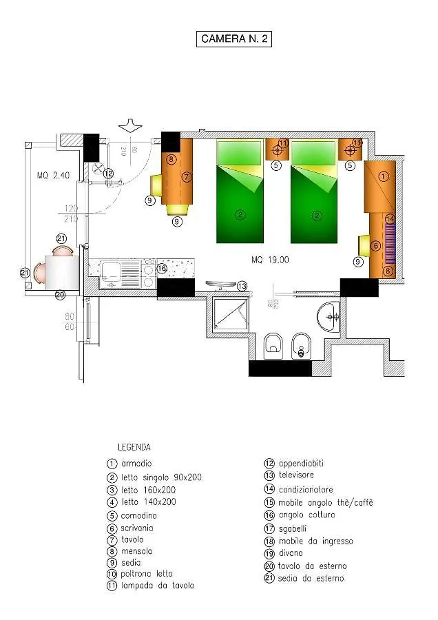 ** Guest house Casa Livio - Rooms And Studios Como Italy